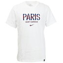 ナイキ 25-26 PSG パリサンジェルマン ワードマーク S/S Tシャツ メンズ・レディース サッカー 半袖Tシャツ NIKE HQ8334-100