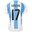 【スピード出荷】アディダス 2024 アルゼンチン代表 #17 シメオネ ホーム レプリカユニフォーム メンズ・レディース サッカー レプリカシャツ 半袖 adidas IXD49-IP8409(4)