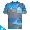 アディダス 25-26 キッズ レアル・マドリード プレマッチ ジャージー ジュニア用 サッカー トレーニングシャツ 半袖 adidas JZU82-JP4153(4)
