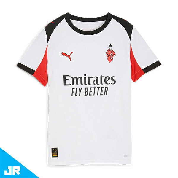 プーマ 25-26 ACM ACミラン アウェイレプリカユニフォーム JR ジュニア用 サッカー レプリカシャツ 半袖 puma 779974-02
