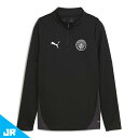 プーマ 25-26 MCFC マンチェスターシティ TR 1/4 ジップトップ JR ジュニア用 サッカー トレーニングトップ puma 782001-14