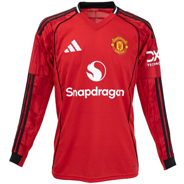 アディダス 25-26 マンチェスターユナイテッド ホームレプリカユニフォーム 長袖 メンズ・レディース サッカー レプリカシャツ adidas KRA70-J...
