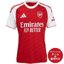 【納期2か月程度】アディダス 25-26 アーセナルFC オフィシャルマーク付き ホームレプリカユニフォーム 半袖 メンズ・レディース サッカー レプリカシャツ...