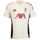 アディダス 25-26 リバプールFC トレーニングジャージー メンズ・レディース サッカー トレーニングシャツ 半袖 adidas JZN25-JV6574
