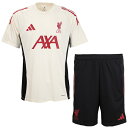 アディダス 25-26 リバプールFC トレーニングジャージー&ショーツ メンズ・レディース サッカー トレーニングウェア上下セット adidas JZN25-JV6574/JZN26-JV6575