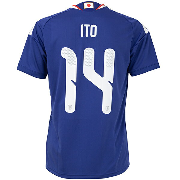 アディダス サッカー日本代表 2026 ホーム レプリカ ユニフォーム 半袖 #14 伊東純也 メンズ・レディー..