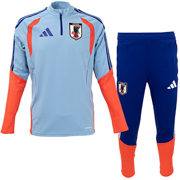 アディダス サッカー日本代表 ティロ26 トレーニングトップ&パンツ メンズ・レディース トレーニングウェア上下セット adidas DC612-JZ7117/...