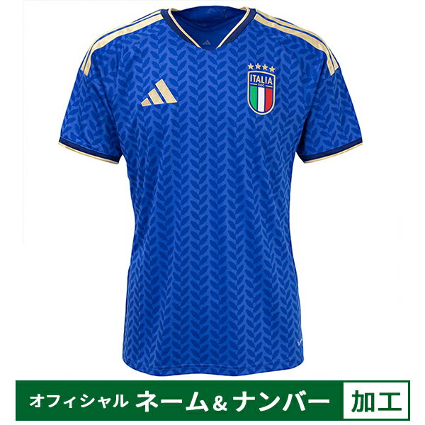 【納期2か月程度】アディダス イタリア代表 2026 ホームレプリカユニフォーム 半袖 オフィシャルマーク..