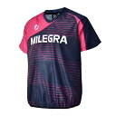 MILEGRA(ミレグラ) MLTP-PS-015 ピステ レディース ダークネイビー/ホットピンク(ジャギー) S-L