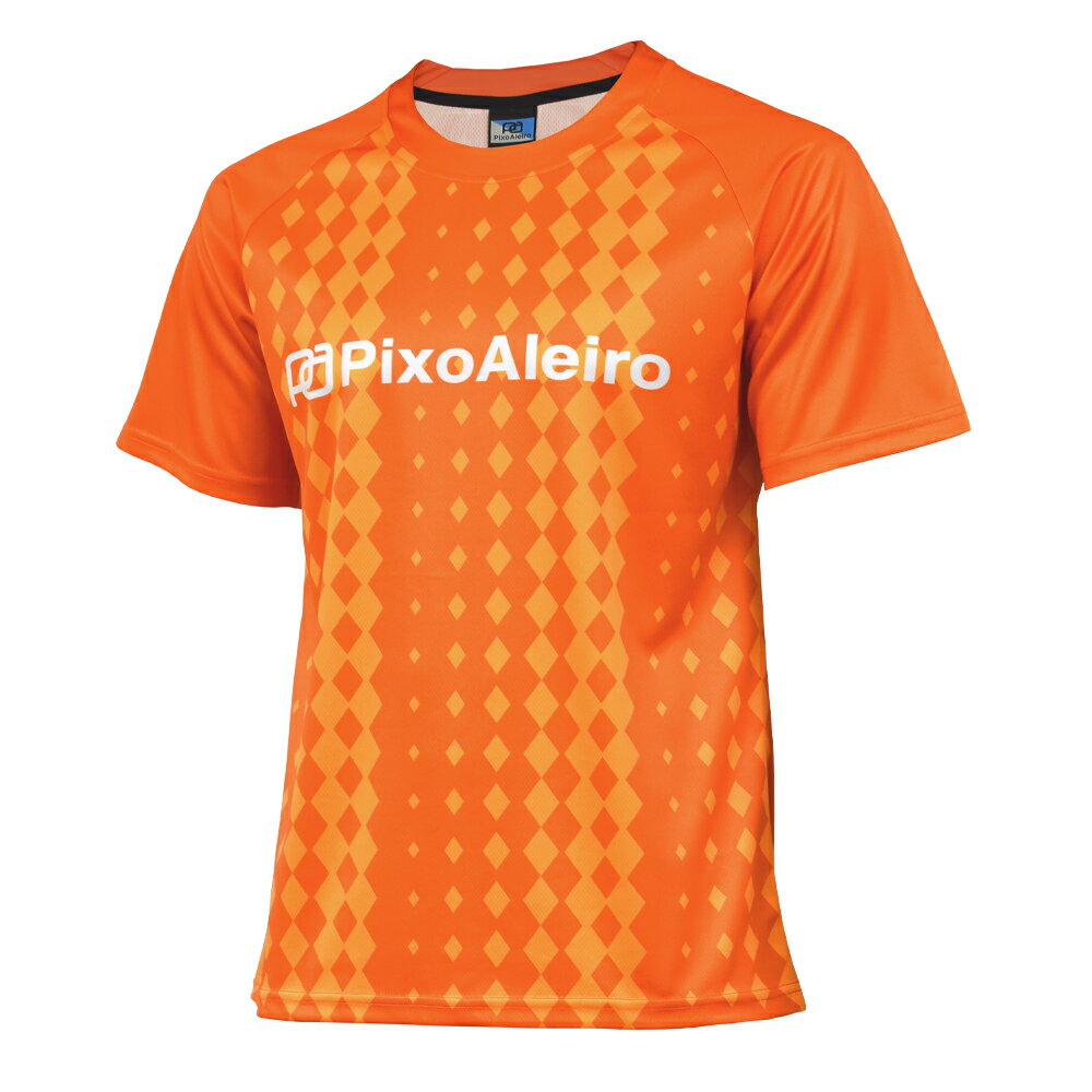 [ピクサレイロ] PA-SBTEE-017 半袖 Tシャツ ユニセックス オレンジ/ライトオレンジ(ダイヤモンド) S-O