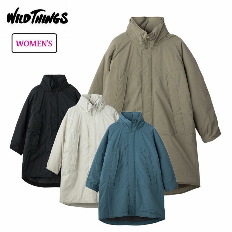 ワイルドシングス ウィメンズ モンスターパーカー レディース ロングジャケット アウター 上着 はっ水 カジュアル アウトドア WTL25101SK WILDTHINGS 2025秋冬