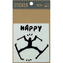 ステッカー スノーボード スキー 車 パソコンなどに HAPPY