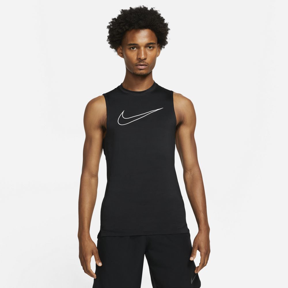 ナイキ タンクトップ  メンズ NIKE ナイキ プロ Dri-FIT ノースリーブ タンクトップ メンズ タイト フィット スリーブレス トップ DD1989-010