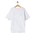 DC SHOES DCシューズ キッズ Tシャツ 半袖 ドロップショルダー YST212507-WHT