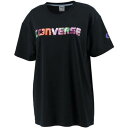 コンバース レディース Tシャツ 半袖 バスケットボール 吸汗速乾 ロゴ プリント CB331353-1900