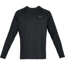 アンダーアーマー 長袖 Tシャツ メンズ UAテック ロングスリーブシャツ 2.0 ブラック 黒 1358562-001