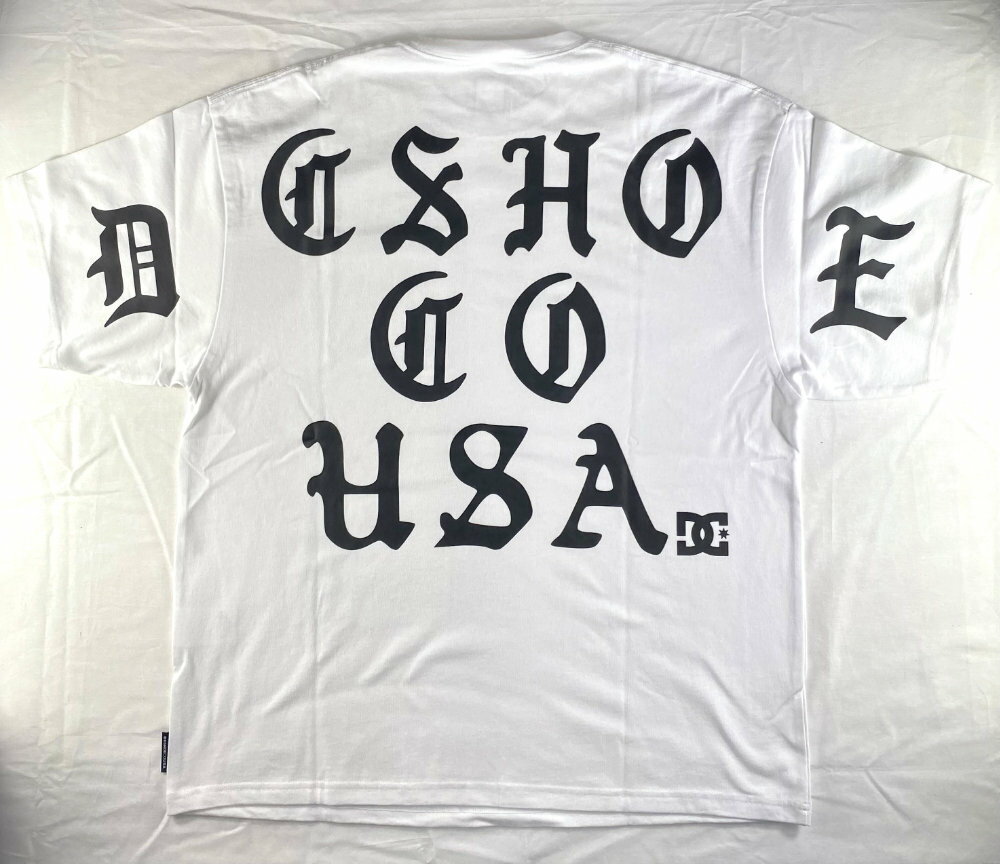 DC SHOES DCシューズ Tシャツ メンズ 半袖 22 BACK GOTHIC WIDE DST222027M-WHT1