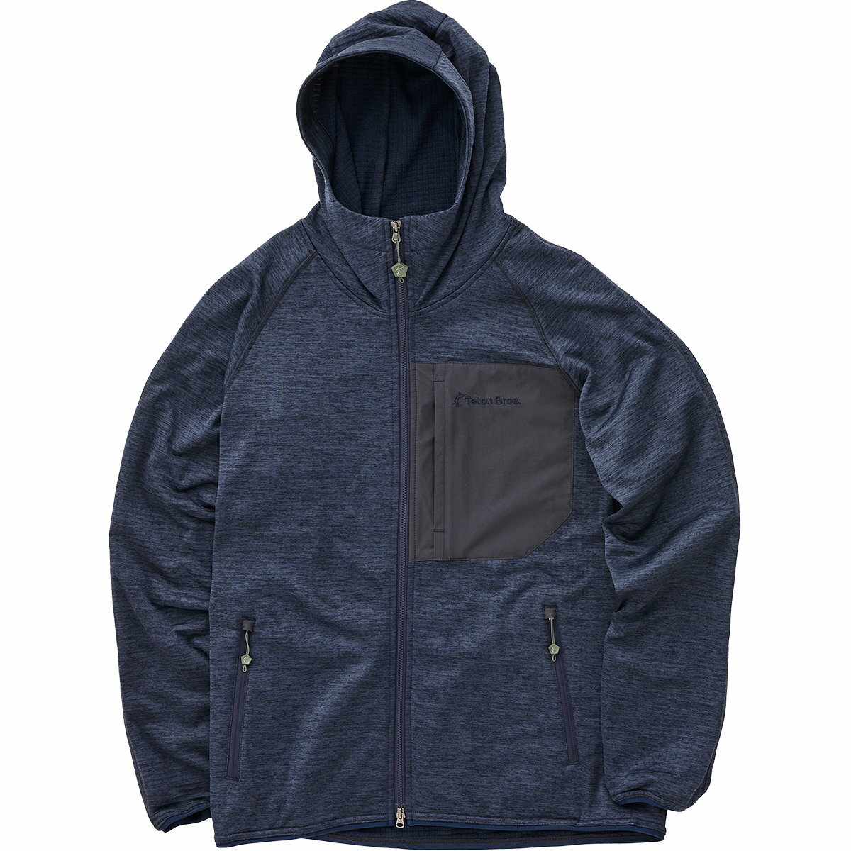 23-24 TETON BROS. ティートンブロス グラフェンジップフーディー メンズ Graphene Zip Hoody TB233-38M Navy