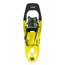 TUBBS FLEX VRT 25 YELLOW タブス スノーシュー 雪の上を歩くときに履く かんじき Flex VRTは、バックカントリー探索のための高品質なパフォーマンスを提供するために設計された、当社のプレミアムコンポジットデッキスノーシューです。 DynamicFit 2.0バインディングはBOAフィットシステムを搭載し、ブーツのテンションを均等に分散させ、EVAフォームとの組み合わせで究極の快適さと正確なフィット感を実現します。 新テクノロジー「フレックストーションデッキ」は、ヒールからトウまでの自然なストライドを可能にし、衝撃を吸収して関節への負担を軽減します。 同時に、FLEXテールがテールトラクションを搭載することによりスノーシューの足元をしっかりとらえ、下り坂も楽々です。 このデッキは地形に合わせながら、サイドヒルのための適度な剛性を提供し、アグレッシブなトラクションレールとViper 2.0クランポンを組み合わせれば、どんな雪質にも食い込むスノーシューが完成します。 またアクティブリフト 19°ヒールリフトを使えば、登山用マシンに早変わりします。 ■バックカントリー/男性用スノーシュー​​​​​​ ■重量: 1.98Kg/ペア ■Frame and Decking: Torsion Deck, Flex Tail ■Articulation: Rotation Limiter ■Control: DynamicFit 2.0™ Binding ■Traction: Viper 2.0™ Toe Crampon, 3D-Curved Traction Rails ■Other: ActiveLift™ 19° Heel Lift, EZ Heel Buckle※当店掲載の商品は他モールでも同時販売しております。　在庫状況は自動更新されておりますが、短時間で注文が集中した時など、　稀にデータ反映が間に合わず、WEB上でご注文いただけても欠品となる場合がございます。　万が一の欠品の際は何卒ご容赦ください。　ご注文後のメールにて在庫の有無と発送日をご案内致します。