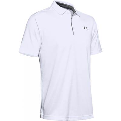 アンダーアーマー ポロシャツ メンズ アンダーアーマー UAテックポロ メンズ ゴルフウェア ポロシャツ 半袖 ホワイト 1290140-100
