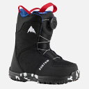 24-25 Burton バートン スノーボードブーツ キッズ グロム ボア Grom BOA Black 15089103001