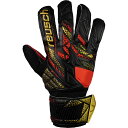 REUSCH ロイシュ キーパーグローブ アトラクト ソリッド サッカー キーパー手袋 ブラック/ゴールド/ファイアリーレッド 5560515-7075