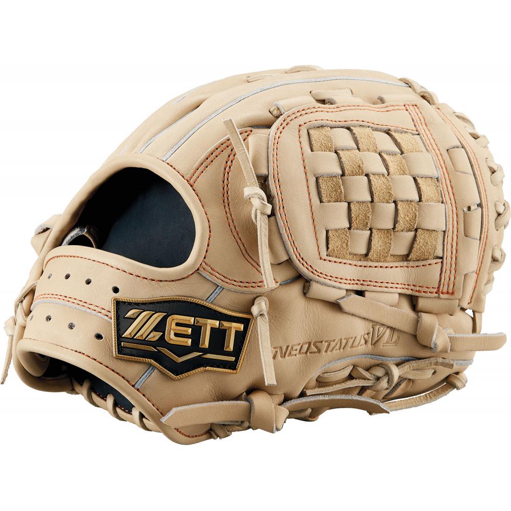 ゼット 硬式グローブ ネオステイタス VLシリーズ 二塁手遊撃手用 源田タイプ 右投げ 硬式野球 パステルブラウン BPGB12420N-3200-LH