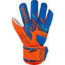 REUSCH ロイシュ キーパーグローブ アトラクト ソリッド ジュニア サッカー キーパー手袋 ショッキングオレンジ/ブルー 5562515-2290
