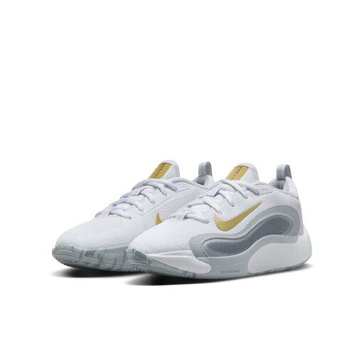 NIKE ナイキ IsoFly ジュニア キッズ バスケットボールシューズ ホワイト/メタリックゴールドスター FN4384-100 NIKE ナイキ IsoFly ジュニア キッズ バスケットボールシューズ ホワイト/メタリックゴールドスター FN4384-100