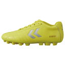 ヒュンメル ヴォラート3 Jr. ライムイエロー×シルバー サッカースパイクシューズ ジュニア HJS1119-3295