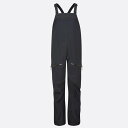 Rab ラブ ビブパンツ クローマキネティックビブ レディース Black QWH48-BLK