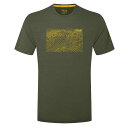 Rab ラブ シンクリノ リッジ ティー メンズ オリーブ Tシャツ 半袖 QFG36-OLV