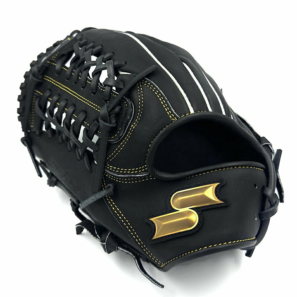 エスエスケイ 一般軟式グラブ 外野手用 ウインドリーム 左投げ ブラック 軟式野球 グローブ WNG17524-90-R