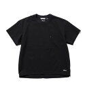 ナンガ Tシャツ メンズ 半袖 ドットエア コンフィーティー P.BLK N2500-1J300A