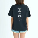 ロキシー ラッシュガード Tシャツ レディース 半袖 ブラック Roxy HISTORICAL LOGO LINE RLY252020-BLK