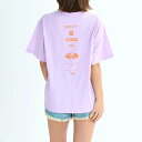 ロキシー ラッシュガード Tシャツ レディース 半袖 ラベンダー Roxy HISTORICAL LOGO LINE RLY252020-LAV(4)