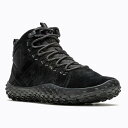 【国内正規品】メレル ラプト ミッド ウォータープルーフ メンズ ベアフット シューズ 靴 ハイキング ミドルカット ブラック 25.5-27.5cm M037751/M036001