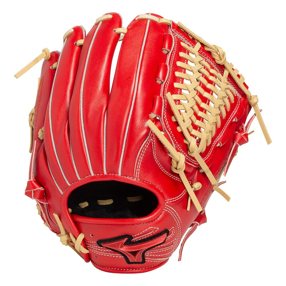 2025年秋冬 新作 ミズノ 一般軟式グローブ オールラウンド用 右投げ 軟式野球 ウィルドライブ レッド IBE 1AJGR33500-7080