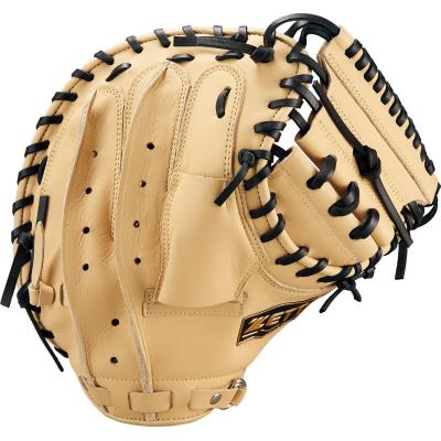 ゼット 一般軟式用 キャッチャーミット ソフトステア 右投げ 軟式野球 パステルブラウン/ブラック BRCB35512F-3219-LH
