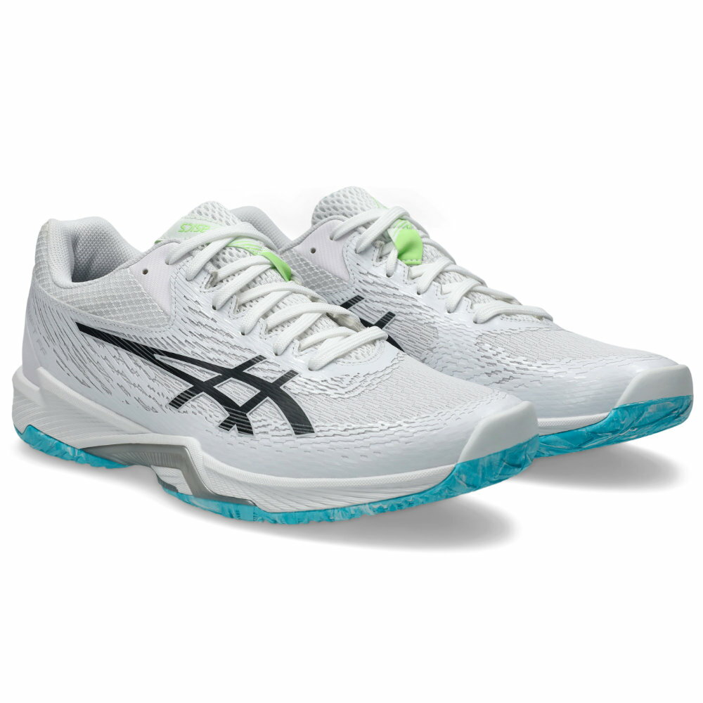 アシックス バレーボールシューズ V-SWIFT FF 4 2E ホワイト/ブラック 1053A066-103