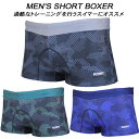 【全品ポイント3倍+最大999円OFFクーポン】H2OFIT メンズ 競泳水着 練習用 SHORT BOXER H2-B030724