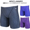 【全品ポイント3倍+最大999円OFFクーポン】H2OFIT メンズ 競泳水着 練習用 JAMMER ハーフスパッツ H2-J010724