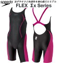 【全品ポイント2倍&最大1500円OFFクーポン】スピード speedo ジュニア女子 競泳水着 WA承認 ハーフスパッツ ガールズ/女の子 FLEXΣX SCG12301F WY