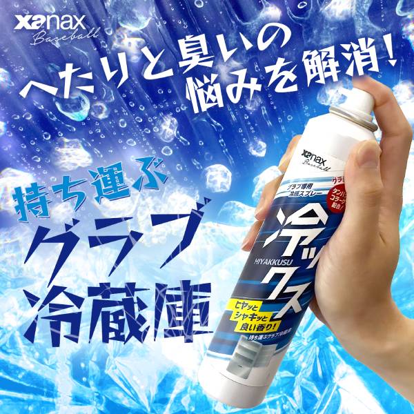 【全品ポイント3倍+最大2000円OFFクーポン】ザナックス XANAX 野球 消臭スプレー 冷ックス BAOHYS1