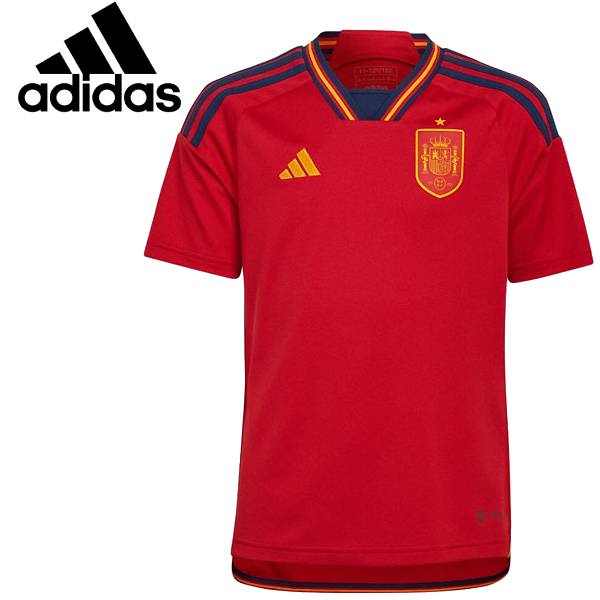 【全品ポイント3倍+最大2000円OFFクーポン】アディダス adidas サッカーレプリカウェア グッズ KIDS スペインダイヒョウ ホームレプリカユニフォ...