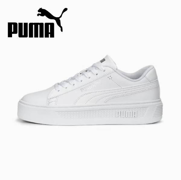 【全品ポイント5倍+5％OFFクーポン】プーマ PUMA スニーカー レディース スマッシュ プラットフォーム V3 390758 01