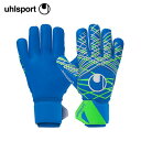 【全品ポイント3倍+最大1000円OFFクーポン】ウールシュポルト uhlsport メンズ サッカーゴールキーパーグローブ アクアソフト ハーフネガティブ 1...
