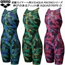 【全品ポイント3倍+最大999円OFFクーポン】アリーナ arena レディース 競泳水着 WA承認 ハーフスパッツ AQUA STRIPE-D 着やストラップ...
