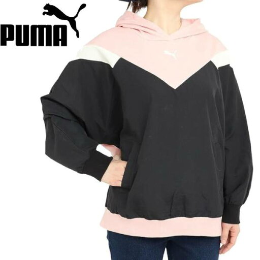 【全品ポイント2倍+最大1000円OFFクーポン】プーマ PUMA レディース スポーツウエアー ファブリック ミックス フーディー スウェット 674959 01 【全品ポイント2倍+最大1000円OFFクーポン】プーマ PUMA レディース スポーツウエアー ファブリック ミックス フーディー スウェット 674959 01