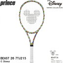 【全品ポイント3倍+最大1500円OFFクーポン】プリンス prince × Disney ディズニー 【ガット張り上げ済】 ジュニア 硬式 テニス ラケット ...